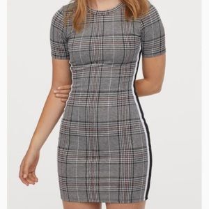 H&M Plaid Dress with Stripes